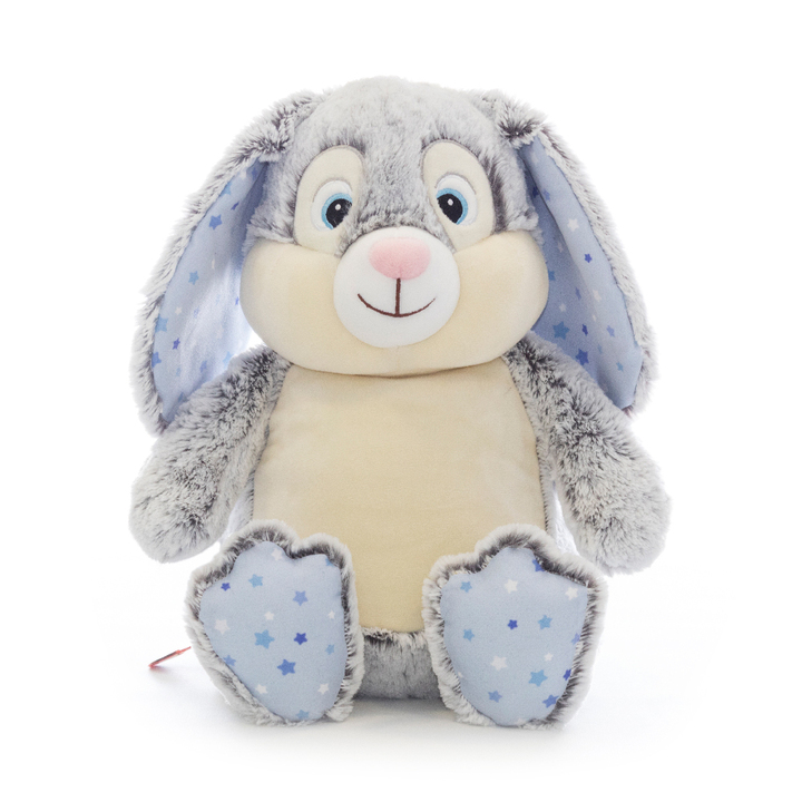 Grey Bunny - Starry Night - Dein personalisierter Hase
