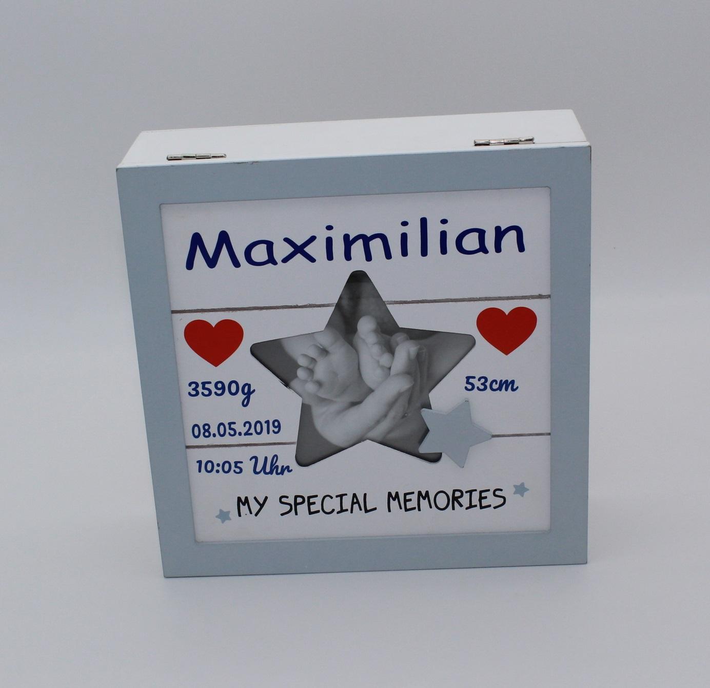 IMG_3266 Personalisierte Holzkiste mit Babydaten – Ein liebevolles Geschenk