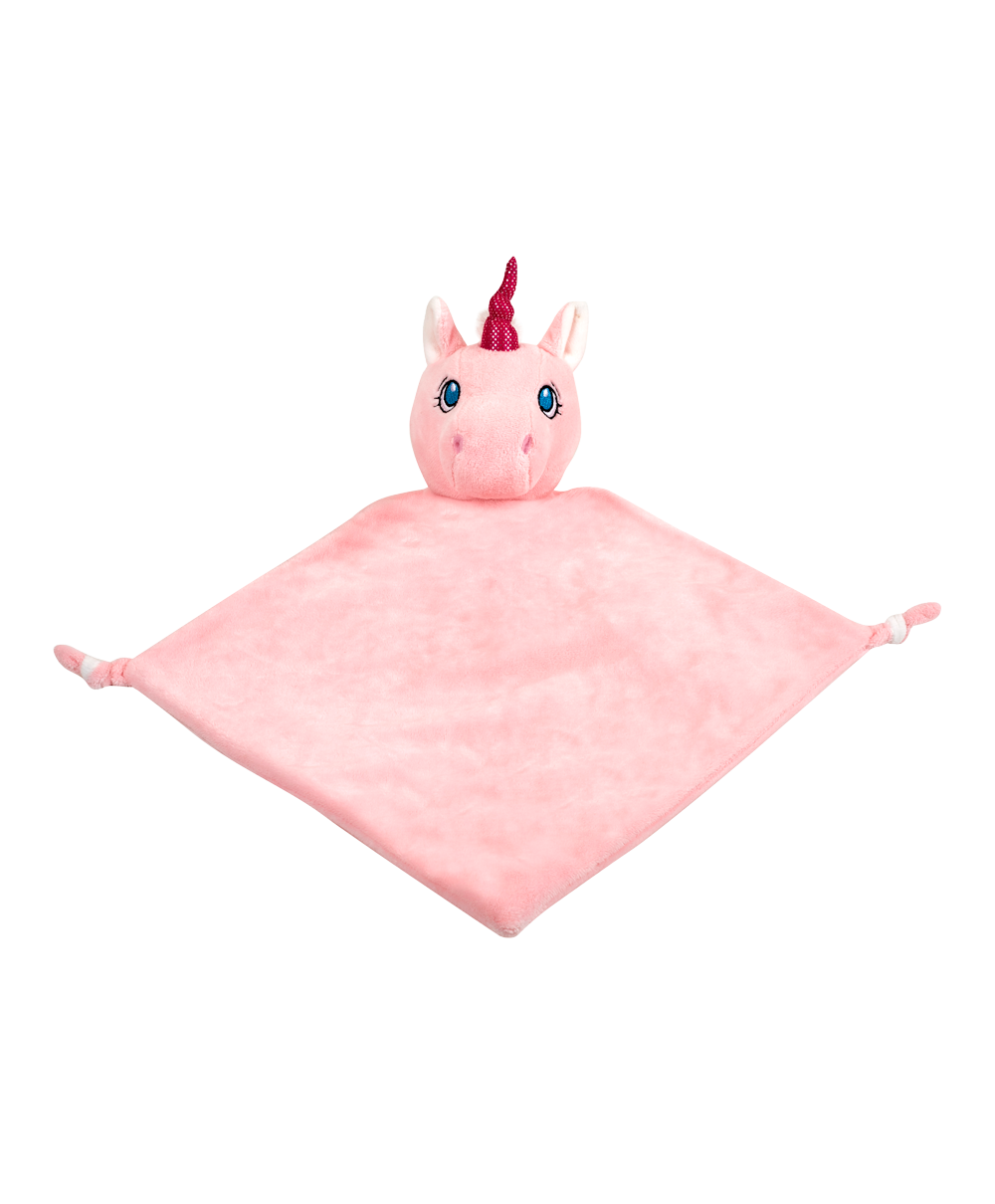 Pink Unicorn Blanket - Dein Personalisertes Einhorn Kuscheltuch