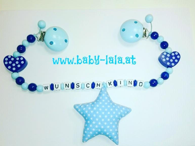 25EUR-bub Kinderwagenkette mit 2 Motiven und Stoffstern