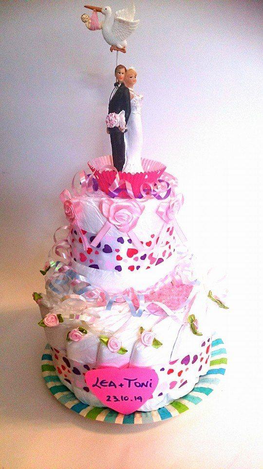 10710871_673446052762631_3213576455921543312_n Windeltorte zur Hochzeit